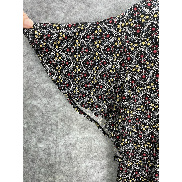 Max Studio Women’s Top Size 2X Short sleeve Floral Print Jersey Stretch Flowy - Picture 2 of 9